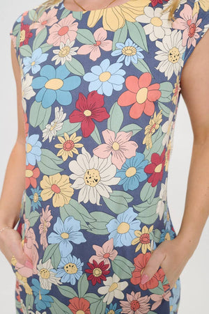 Floral Watercolour  Print Dress