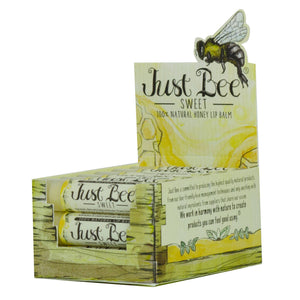 Just Bee Sweet Lip Balm - Natural Honey