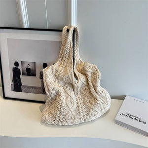Crochet Hand-Woven Wool Bag