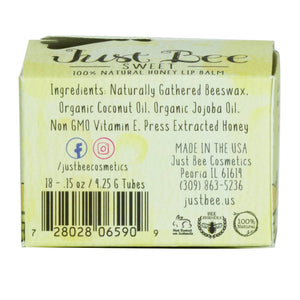 Just Bee Sweet Lip Balm - Natural Honey