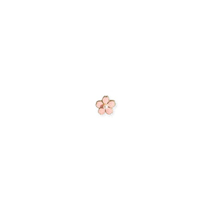 Pink Flower Post Earrings