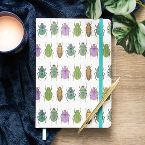 Beetle Print  Notebook