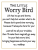 The Little Worry Bird Charm in a Basket