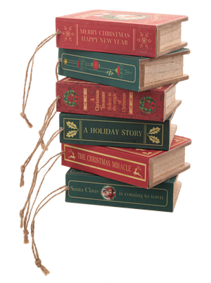 Xmas Book Box Orn.( Asst)