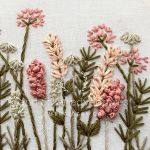 Hand Embroidery Kit - Meadow Blush & Olive