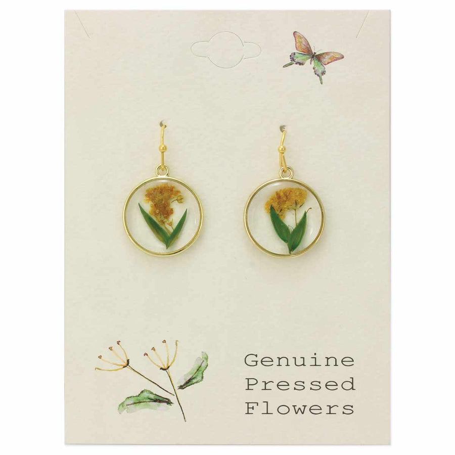 Yellow&Green Flower Earrings