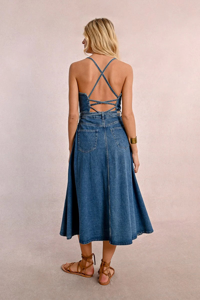 Long Denim Dress