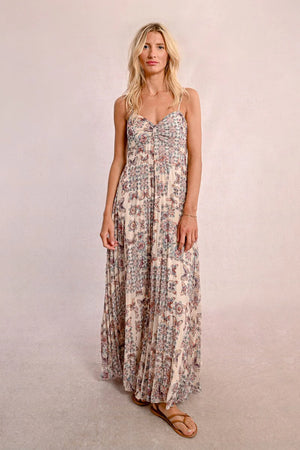 Freya Maxi Dress ( Cream Print )