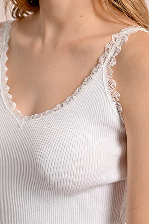 Lace Strap Tank Top