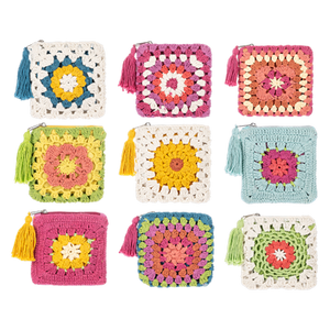 Crochet Flower Coin Purses