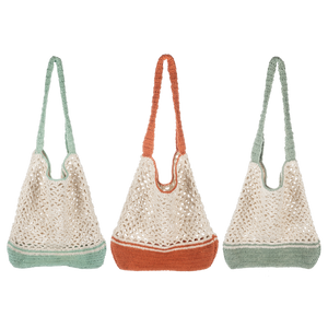 Crochet Open Weave Tote Bags