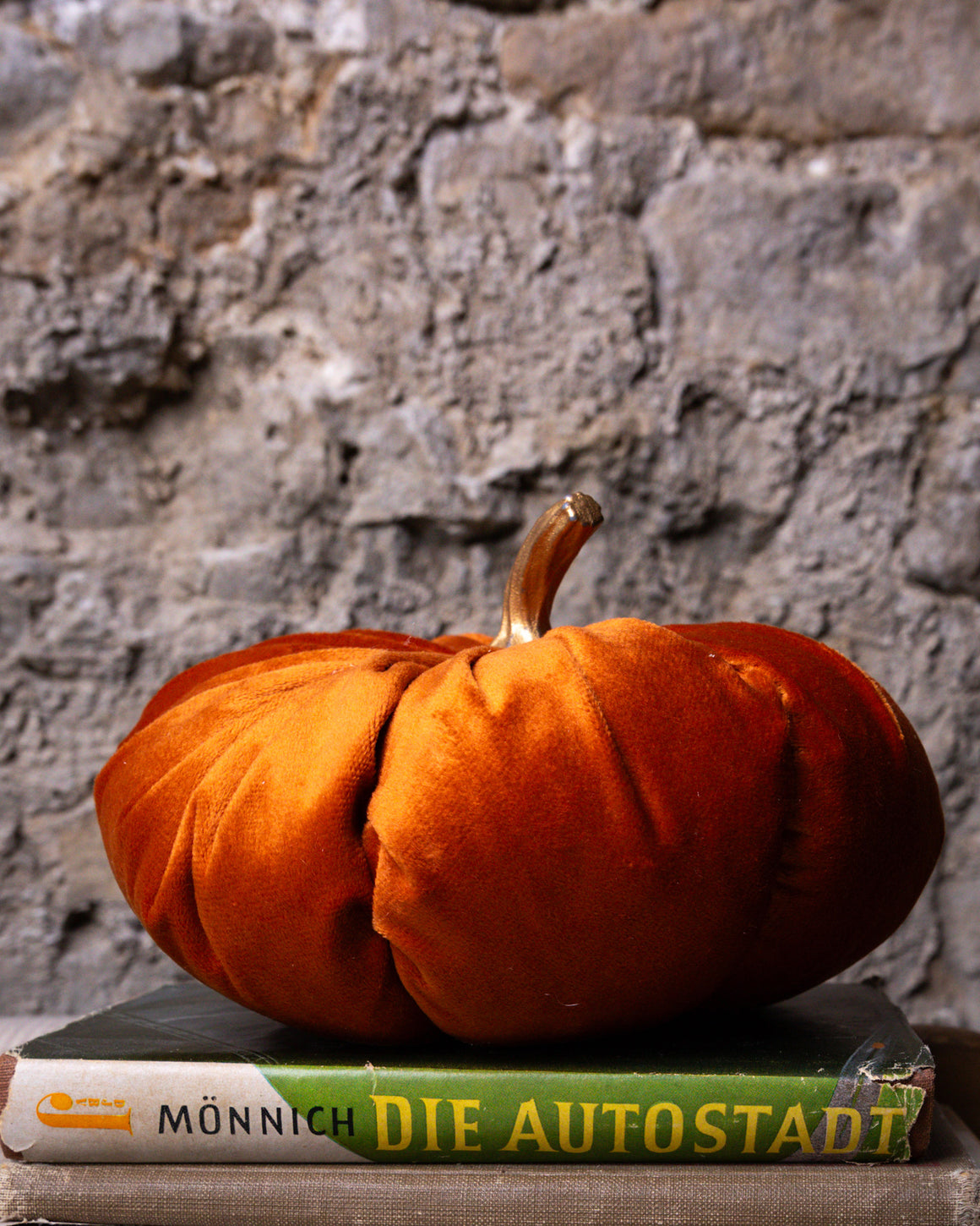 Velvet Pumpkin Decor