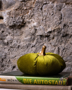 Velvet Pumpkin Decor