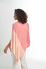 Color Block Bordeaux Cape Wrap