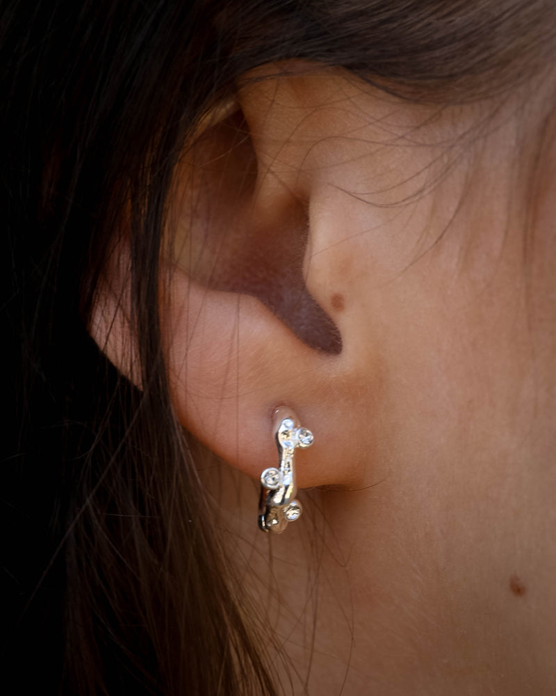 Urszula Crystal Hoop Earrings