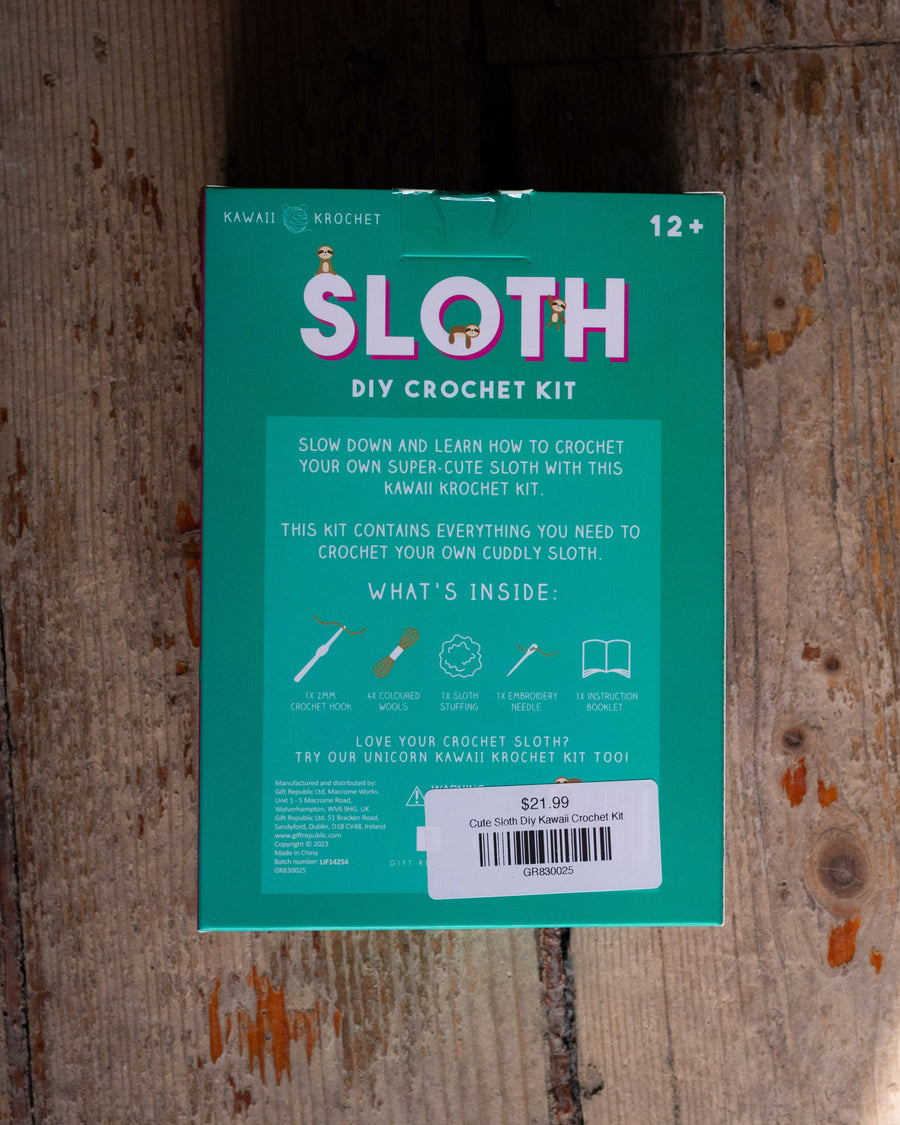 Cute Sloth Diy Kawaii Crochet Kit