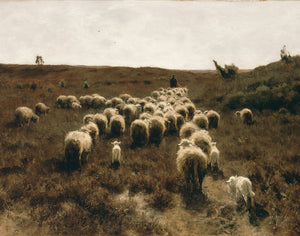 Reproduction Art Canvas (Return of The Flock)