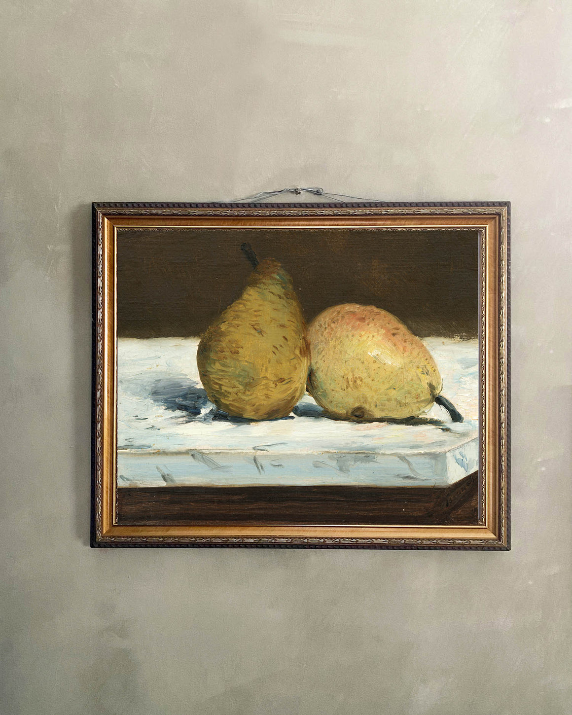 Reproduction Art Canvas (Muted Pears)
